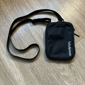 Lululemon Black North/South Crossbody Bag